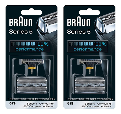 Afeitadora Braun 51s 8000 Series 5 360 Complete Activator Co
