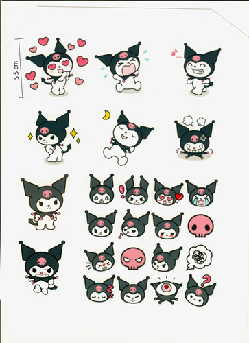 Kuromi Stickers X 23