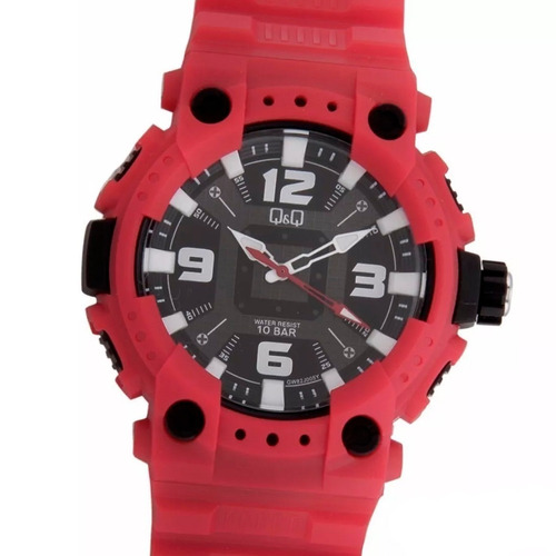 Reloj Q&q Gw82j005y 100m Water Resistant Cristal Duro Watch Fan Locales Palermo Saavedra