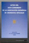 Libro Actas Xxvi Congreso Asociacion Esp.cronistas Oficia...
