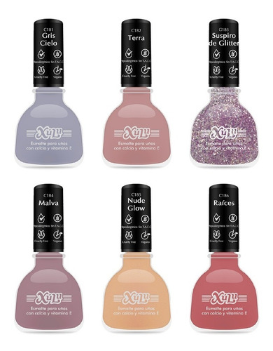 Pack X48 Esmalte Para Uñas Colores A Elección Exhibidor Xúlu