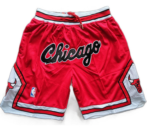 Imagen 1 de 10 de Short Bermuda Basquet Chicago Bulls Champions Black Edition