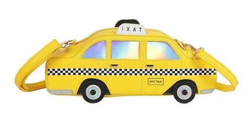 Bolsa Cruzado Con Forma De Taxi Auto Kawaii Crossbody