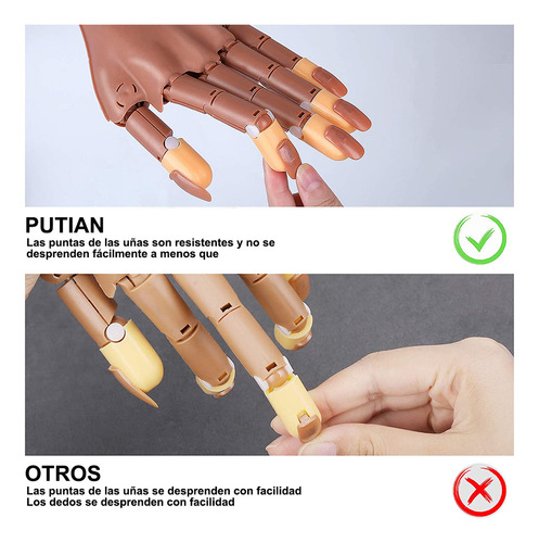 Ciicii Mano Practica Uñas, Manos Y Dedos Para Practicar Mani