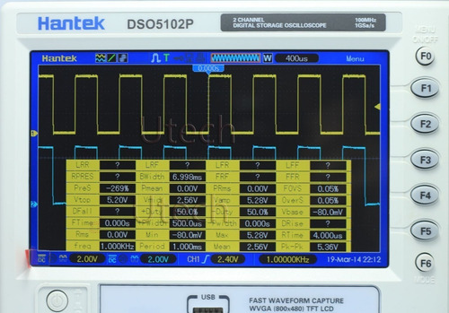 Osciloscopio Digital A Color A 100mhz - Pantalla 7 - Factura (Usado)