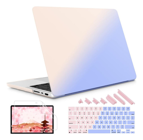 Funda May Chen Para Macbook Pro 14 M1 Pro/max +c/tec Gradl