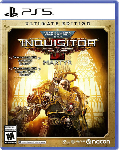 Juego de física Warhammer 40000 Inquisitor Martyr Ultimate para PS5