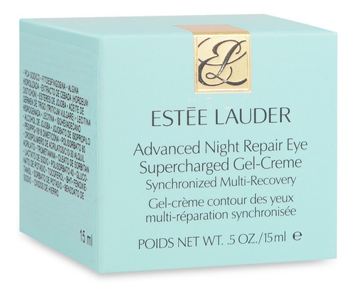 Crema/Gel Eye Supercharged Gel-Creme Synchronized Multi-Recovery Estée Lauder Advanced Night Repair día/noche para todo tipo de piel de 15mL