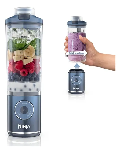 Ninja Blast Max, Licuadora Portátil 22 Oz, Sin Cable, Navy | Frete