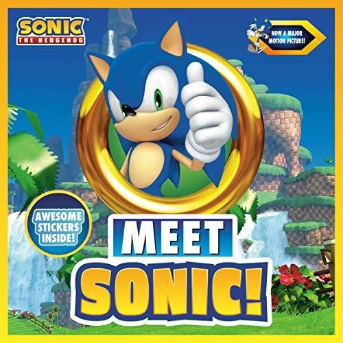 Book : Meet Sonic A Sonic The Hedgehog Storybook - Penguin.