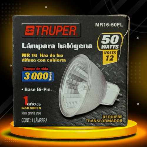 Lampara Halogena 50w Truper