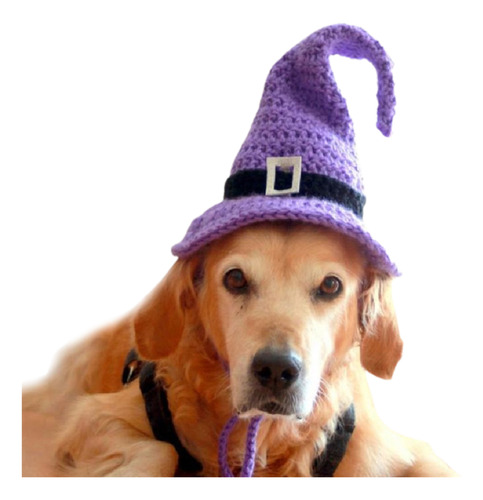 Halloween Creativity Soft Pet Wizard Hat Accesorios Para Mas