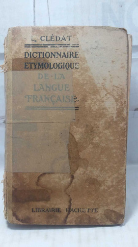 Livro Dictionnaire Etymologique De La Langue Française