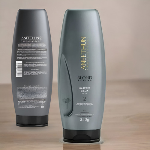 Kit Completo Aneethun Blond System 3 Produtos HipoalergĂȘnico
