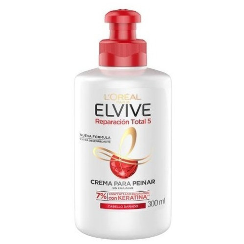 Crema Para Peinar Reparación Total 5 Elvive Loréal 300ml