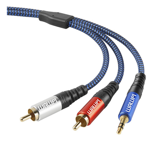 Wawpi Cable Rca, Adaptador De Audio Estéreo Macho De 0.140.