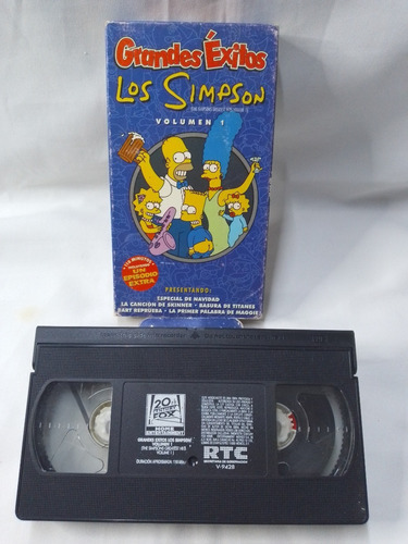Peliculas Vhs De Los Simpson Bart Wars Mejores Exitos Etc. (Usado)