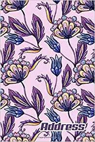 Address Address Book (vol C06) Purple Nature Flower Cover De
