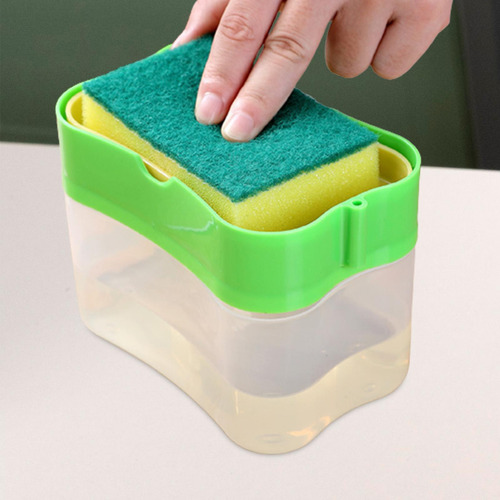 Dispensador De Jabón Y Soporte De Esponja Dispensador De
