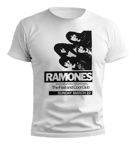 Remera The Ramones Afiche Mod 2 Diseño Exclusivo Hombre