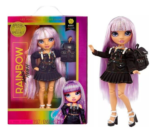  Muñeca Rainbow High 23cm Edicion Especial - Avery Styles