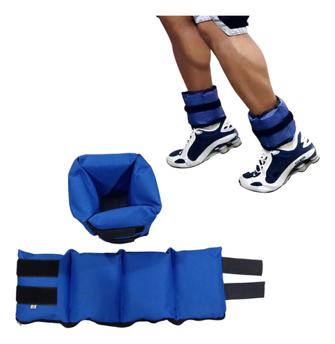 Pesas Tobilleras Par 3kg Deportivas Piernas Tobillo Fitness 