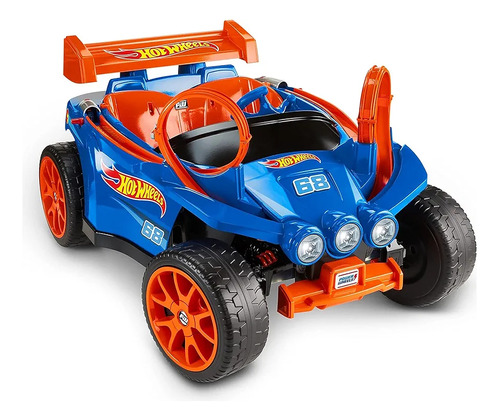 Carro De Bateria Hot Wheels Eléctrico Montable C Pista 3a7 