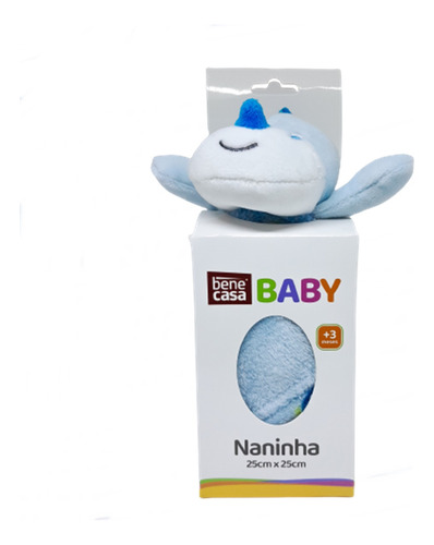 Naninha Premium Antialérgica Meninos Bene Casa  Baby 25 Cm