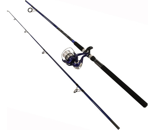 Fnx-100-65bl Fin-chaser Spinning Combo, Tamaño De 65 Carrete