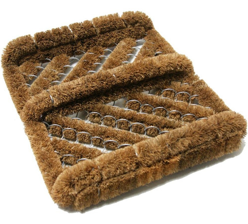 Cepillo Raspador De Botas De Coco 6.35 X 30.48 Cm Marrón
