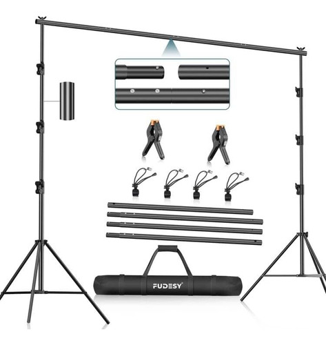 Fudesy Photo Video Studio Soporte De Fondo Ajustable Resiste