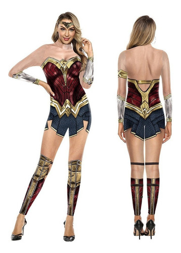 Traje De Disfraz Para Mujer Cosplay Maravilla De Los Vengadores