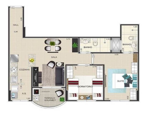 Imagem 1 de 19 de Apartamento - Venda - Ocian - Praia Grande - Lar104