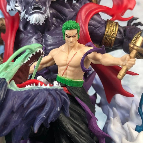 Figura De Acción De Anime Roronoa Zoro De Una Pieza De 22 Cm