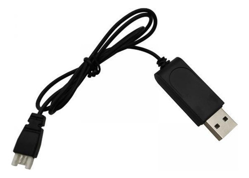 2 Cable De Carga De Batería Usb El Cable De Carga Usb Negro