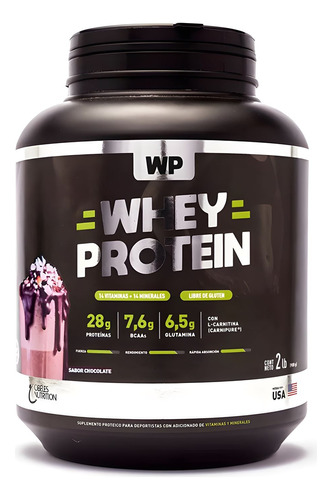 Wp Cibeles® 2lb Whey Protein - Aumento Muscular Chocolate 