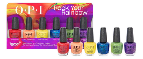 Colección Rock Your Rainbow Pack X 6 Esmaltes Opi