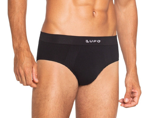 Kit C/6 Cueca Lupo Slip S/cost. Micromodal 681 Original C/nf