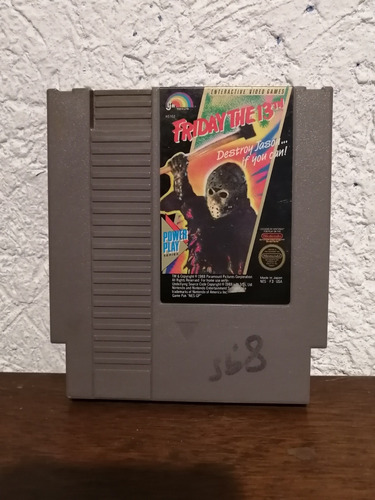 Nintendo Nes Juego Friday The 13 (Usado)