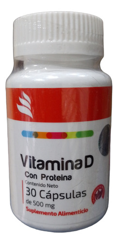 Vitamina D Con Proteína 30 Cáps Tecnonatura Calcio Huesos 
