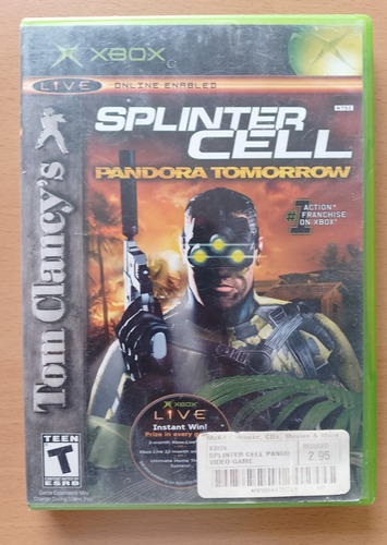 Splinter Cell Pandora Tomorrow Xbox