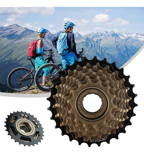 Tipo: Piñón, Componentes De Bicicleta, Bicicleta De 7 Veloci