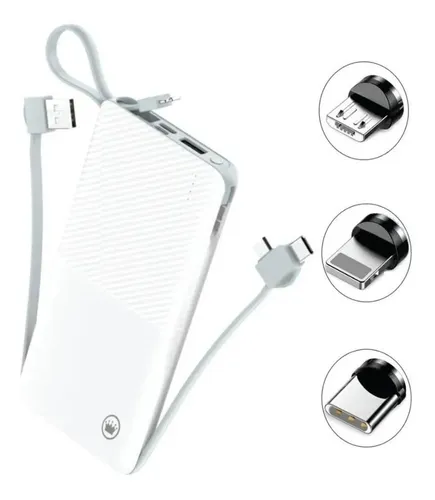 Carregador Portátil Power Bank Apple iPhone / 4 Cargas 12800