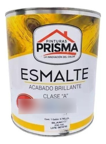 Esmalte Blanco Brillante 1/4 Gal Prisma