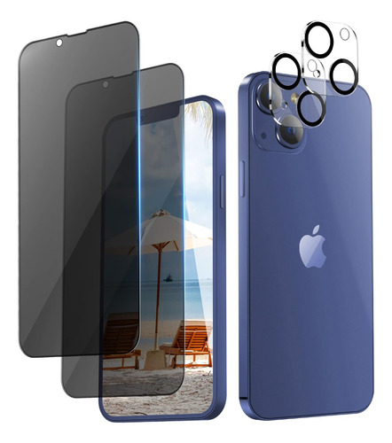 Protector De Pantalla Oribox Privacy Glass Para iPhone 13, 2