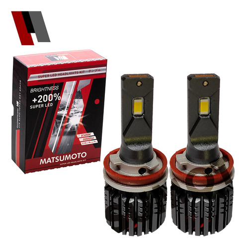 Kit 2 Ampolletas H16 Nano Led L24 Matsumoto / Envío Gratis