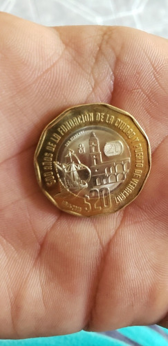 Moneda Aniversario Veracruz 