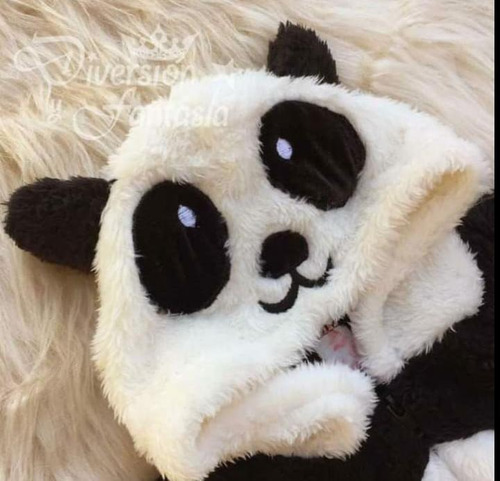 Imagen 3 de 4 de Enterito Peluche Kigurumi Oso Panda Para Bebé