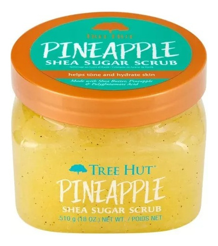 Exfoliante Corporal Tree Hut  Pineapple 510 Gramos