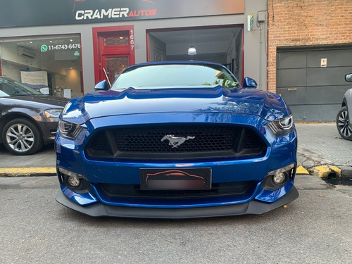 Imagen 5 de 16 de Ford Mustang 5.0 Gt 421 Cv Azul 2017